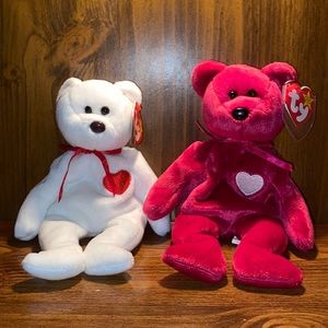 “Valentino” & “Valentina” Beanie Babies